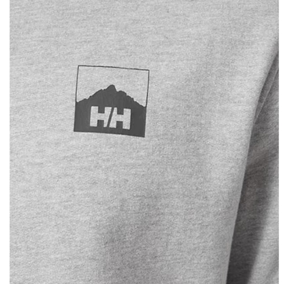 Helly Hansen Men's Nord Graphic Crew Sweatshirt Grey - Picture 4 of 9
